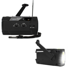 EmergencyRadio - Multifunctionele Radio op Zonne- Energie