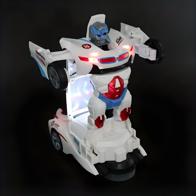 Kletshuts™ TransformerCar: Actievolle Auto Auto-Naar-Robot 2-In-1 Transformer Autospeelgoed