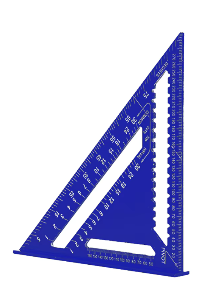 TriangleRuler - Aluminium Alloy Driehoek Liniaal Voor Houtbewerking