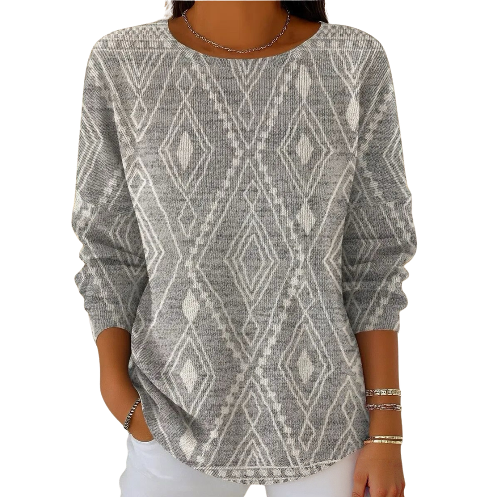 Icone™ VintageTop: Klassieke Dames Top Vintage Stijl Dagelijkse Slijtage