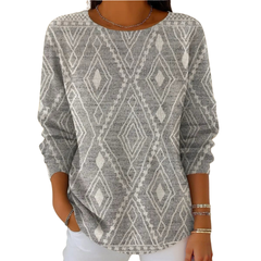 Icone™ VintageTop: Klassieke Dames Top Vintage Stijl Dagelijkse Slijtage