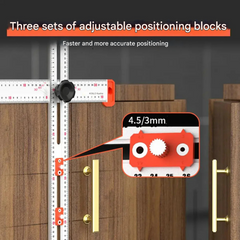 DrillRuler - 2 in 1 Boor Positionering Liniaal