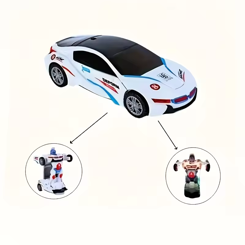 Kletshuts™ TransformerCar: Actievolle Auto Auto-Naar-Robot 2-In-1 Transformer Autospeelgoed