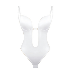 Icone™ SeamlessBodysuit: Laag Snit Naadloos Bodypak Shapewear