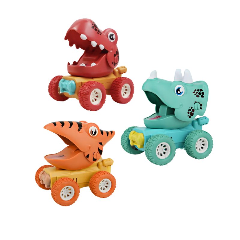 Kletshuts™ DinosaurToy: Leuk En Gemakkelijk Terugtrekken Ontwerp Auto Dinosaurus Speelgoed
