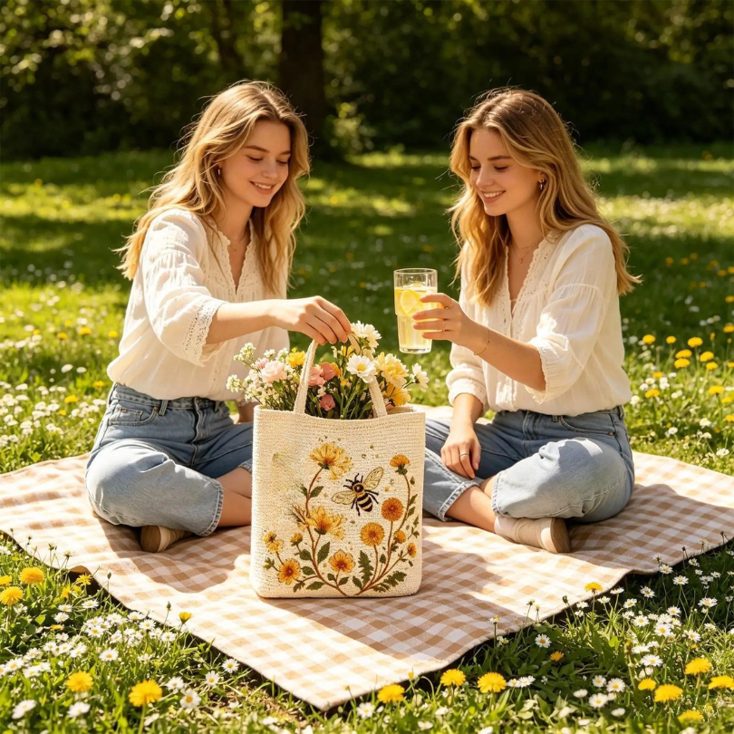 Icone™ SummerTote: Ruime en Comfortabele Zomer Design Tote Bag