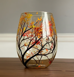 SeasonsGlass - Vier Seizoenen Boom Wijn Glas