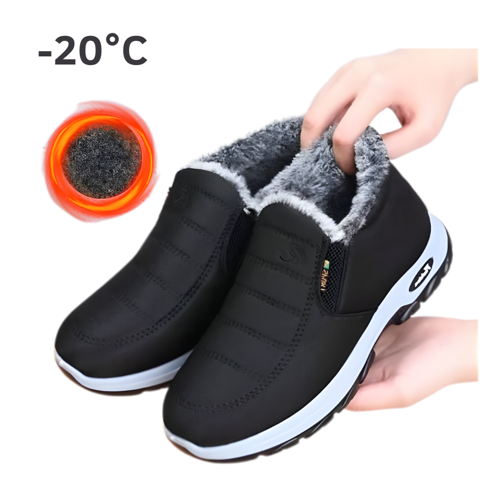Happy™ WinterBoots:   Heren En Vrouwen Gemakkelijk Uitglijden-Op Fleece Gevoerd Winter Laarzen