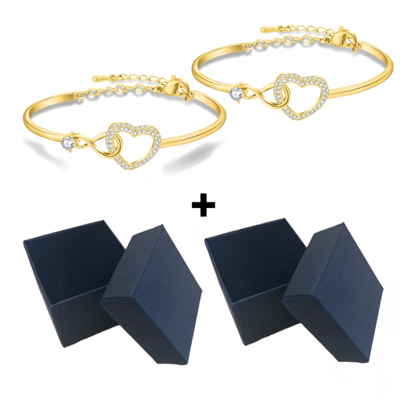 Jewelance™ HeartBracelet 1+1 GRATIS: Modern Elegant Oneindigheid Hart Armband