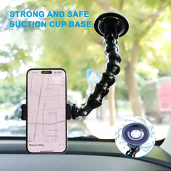 GlideHold® FlexibleHolder 1+1 GRATIS: Universele Zuigbasis Zwanenhals Flexibele Telefoonhouder