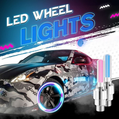 Ledsen™ ValveLights 1+1 GRATIS: LED Band Ventiel Doppen Nacht Ritten Wiel Lichten