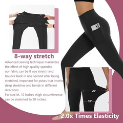 Icone™ TrainingLeggings: Hooggesloten Buik Controle Sculpting Legging
