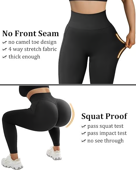 Icone™ TrainingLeggings: Hooggesloten Buik Controle Sculpting Legging