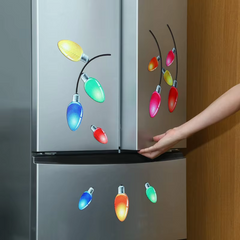 BulbMagnet - Kerst Reflecterende Bulb Magneten