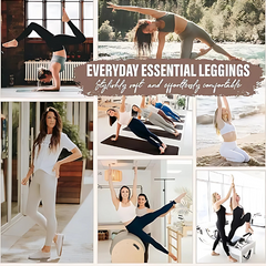 Icone™ TrainingLeggings: Hooggesloten Buik Controle Sculpting Legging