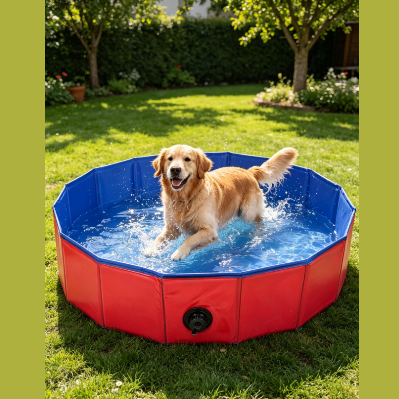 DogFri™ PawPool: Hond Bad En Plons Plezier Opvouwbaar Huisdier Zwemmen Zwembad