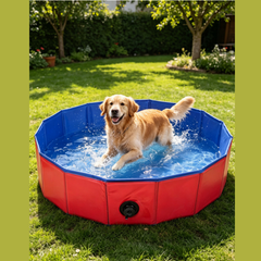 DogFri™ PawPool: Hond Bad En Plons Plezier Opvouwbaar Huisdier Zwemmen Zwembad