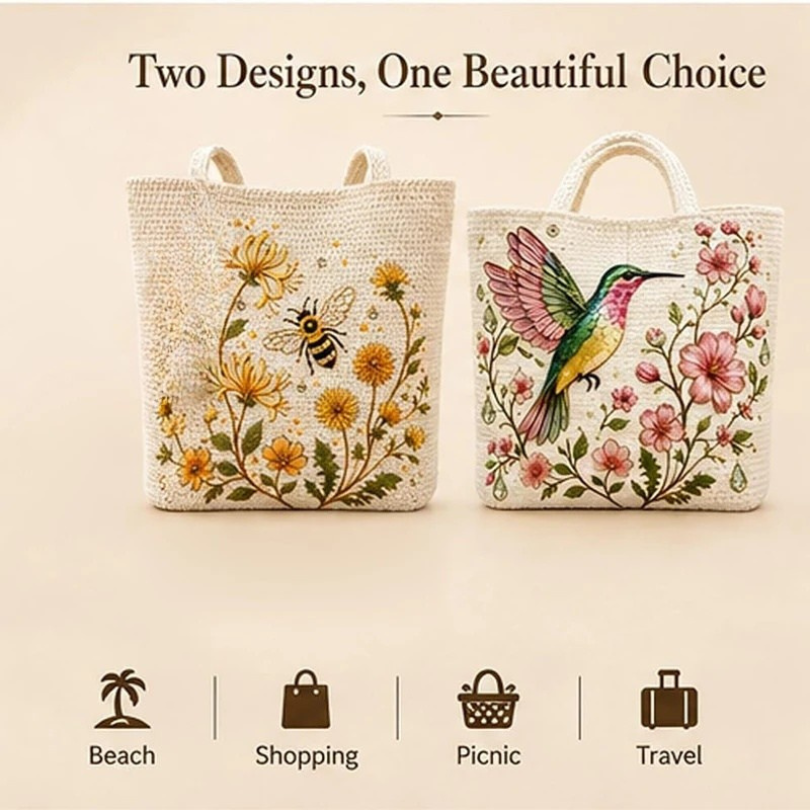 Icone™ SummerTote: Ruime en Comfortabele Zomer Design Tote Bag