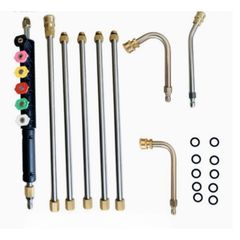 Cleaner Pro° MultiSpray: Multifunctionele Hoge Druk Power Extension Nozzle Set