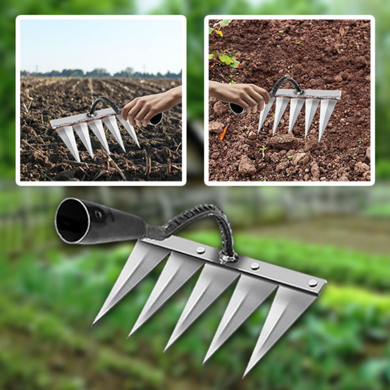 Globetrek° GardenRake: Professionele Sterke En Duurzame Tuinhark Voor Bodemverzorging