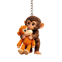 MonkeyKeychain 1+1 GRATIS - Schattig Tas Charme Aap Sleutelhanger Accessoire