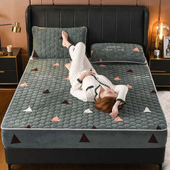 Icone™ CozyBedsheet: Strak Passend Dikke Textuur Knus Beddegoed