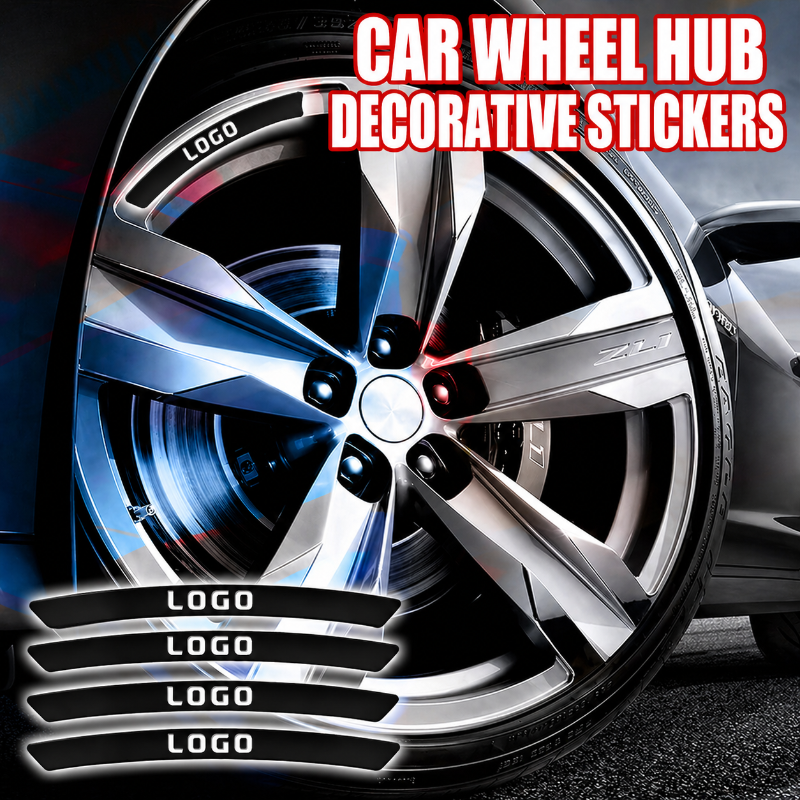 WheelDecals 1+1 GRATIS - Eenvoudig Toepasbare Wielstickers Auto Logo Velgen Stickers