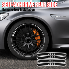 WheelDecals 1+1 GRATIS - Eenvoudig Toepasbare Wielstickers Auto Logo Velgen Stickers