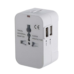 UniversalAdapter - Universele Dual Ports Reizen Compacte Adapter