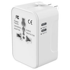 UniversalAdapter - Universele Dual Ports Reizen Compacte Adapter