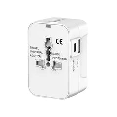 UniversalAdapter - Universele Dual Ports Reizen Compacte Adapter