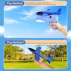 Kletshuts™ DinoBlaster: Dinosaurussen Vliegtuig Launcher Kinderen Blaster Speelgoed
