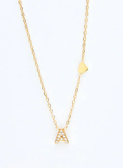 Jewelance™ InitialNecklace: Minimalistische Mode Initiaal Letter Hanger Ketting