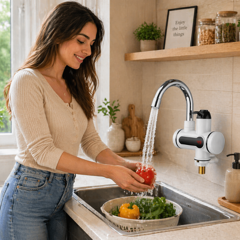 Globetrek° ModernFaucet - Duurzaam, Eenvoudige Installatie, Strakke Moderne Kraan