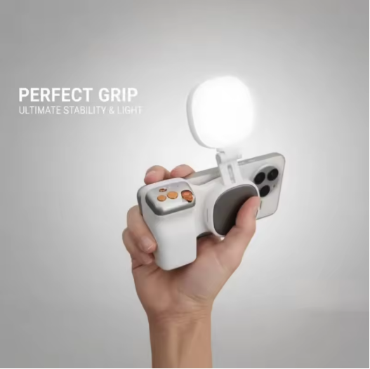 MagneticGrip - Perfecte Fotografie Magnetische Telefoon Grip Met Vullicht