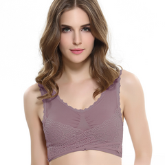 Icone™ LaceBra: Draad Vrij Voorkant Kruis Veter Lift Beha