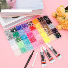 Kletshuts™ FlatRhinestones: Levendige Creatieve DIY Hars Platte Rhinestones
