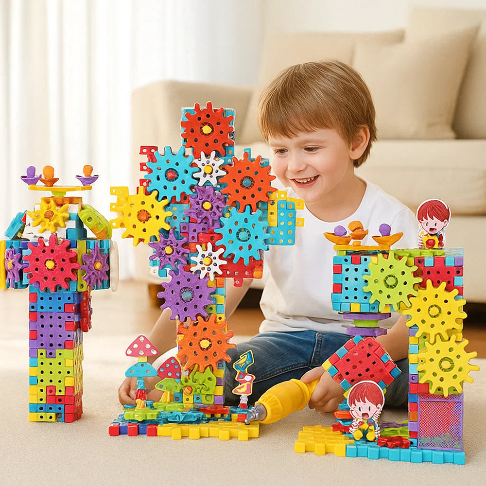 Kletshuts™ GearPuzzle: Geweldig Interactief 3D Uitrusting Puzzel Spel Set