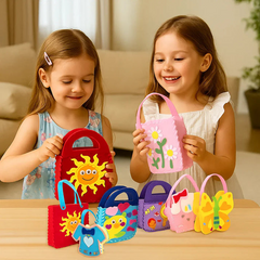 Kletshuts™ CreativeBag: Kids DIY Naaien En Knutselen Creatieve Tas Kit