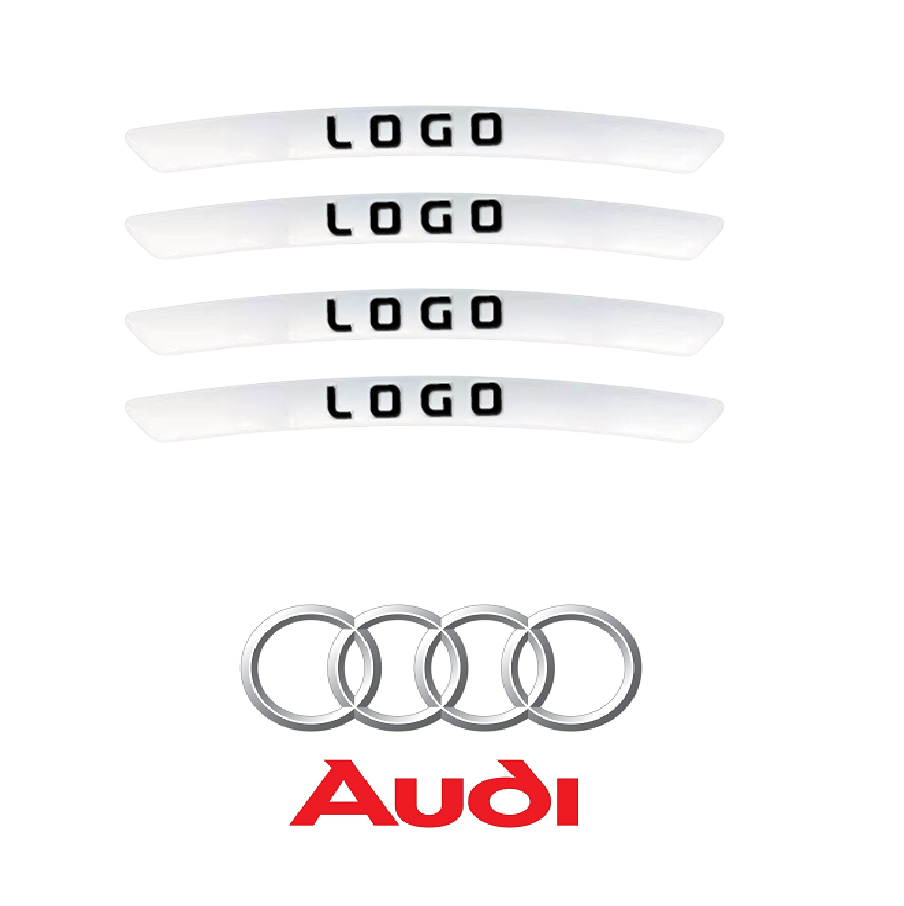 WheelDecals 1+1 GRATIS - Eenvoudig Toepasbare Wielstickers Auto Logo Velgen Stickers