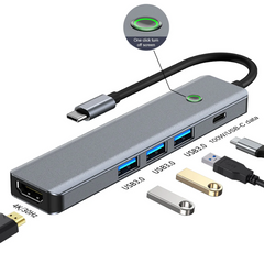 MultiAdapter™ – Universele Multi-Port 5-In-1 USB-C Adapter