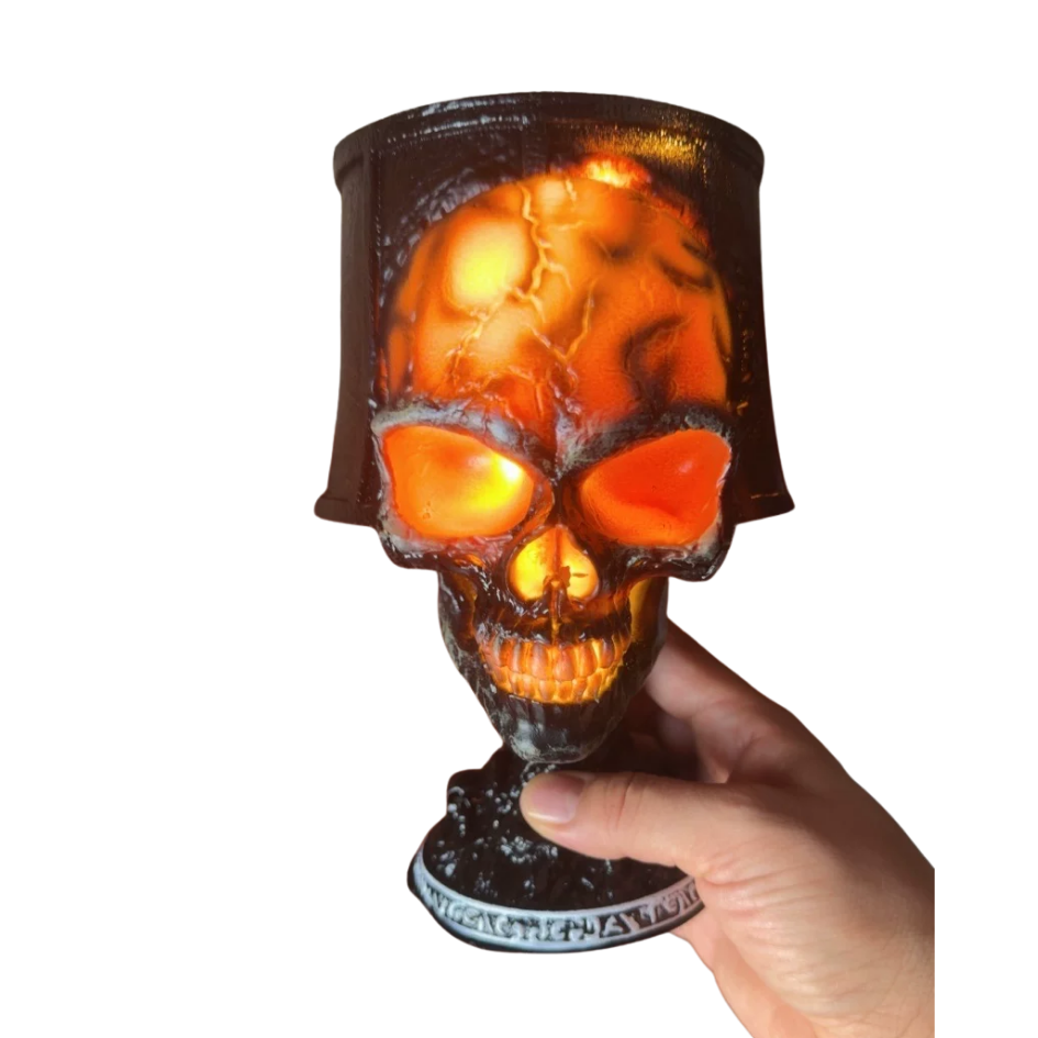 Ledsen™ SkullLamp: Gotische Decoratie 3D Effect Gloed Schedel Lamp