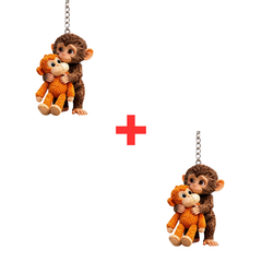 MonkeyKeychain 1+1 GRATIS - Schattig Tas Charme Aap Sleutelhanger Accessoire