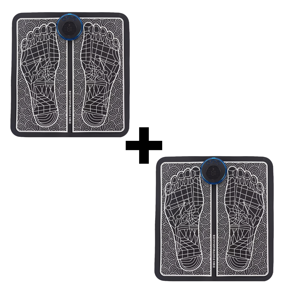 FeetRelief 1+1 GRATIS: Smart EMS Puls Voet Verlichting Circulatie Massage Pad