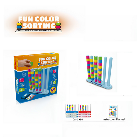 Kletshuts™ ColorStack: Kleur Stapel Speluitdaging Kinderspeelgoed
