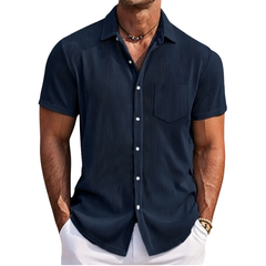 Icone™ StreetwearShirt: Comfortabel Stijlvol Heren Korte Mouw Casual Streetwear Shirt