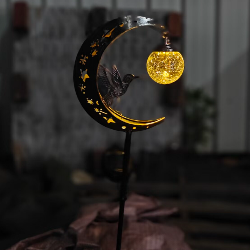 Ledsen™ SolarBird: Zonne-Energie Aangedreven Halve Maan Vogel Zonne Lamp