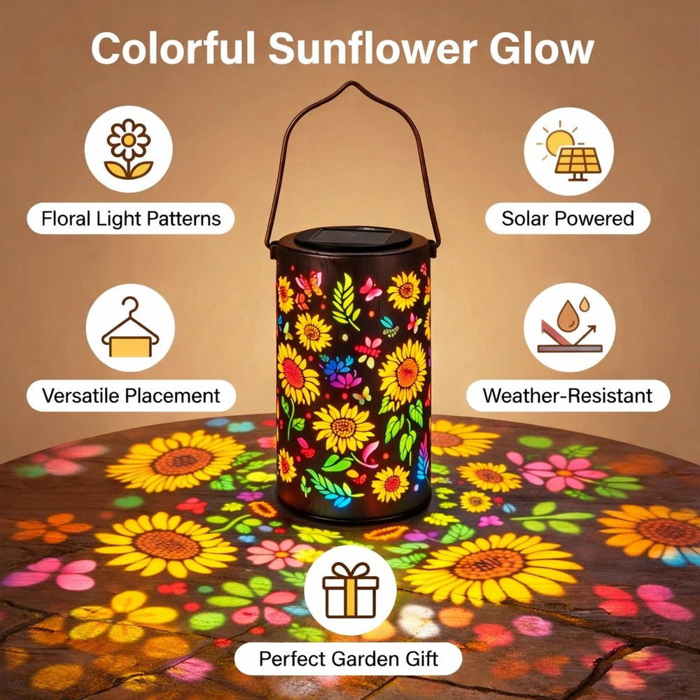 Ledsen™ SunflowerLamp: Zonne-Energie Buiten Zonnebloem Lamp