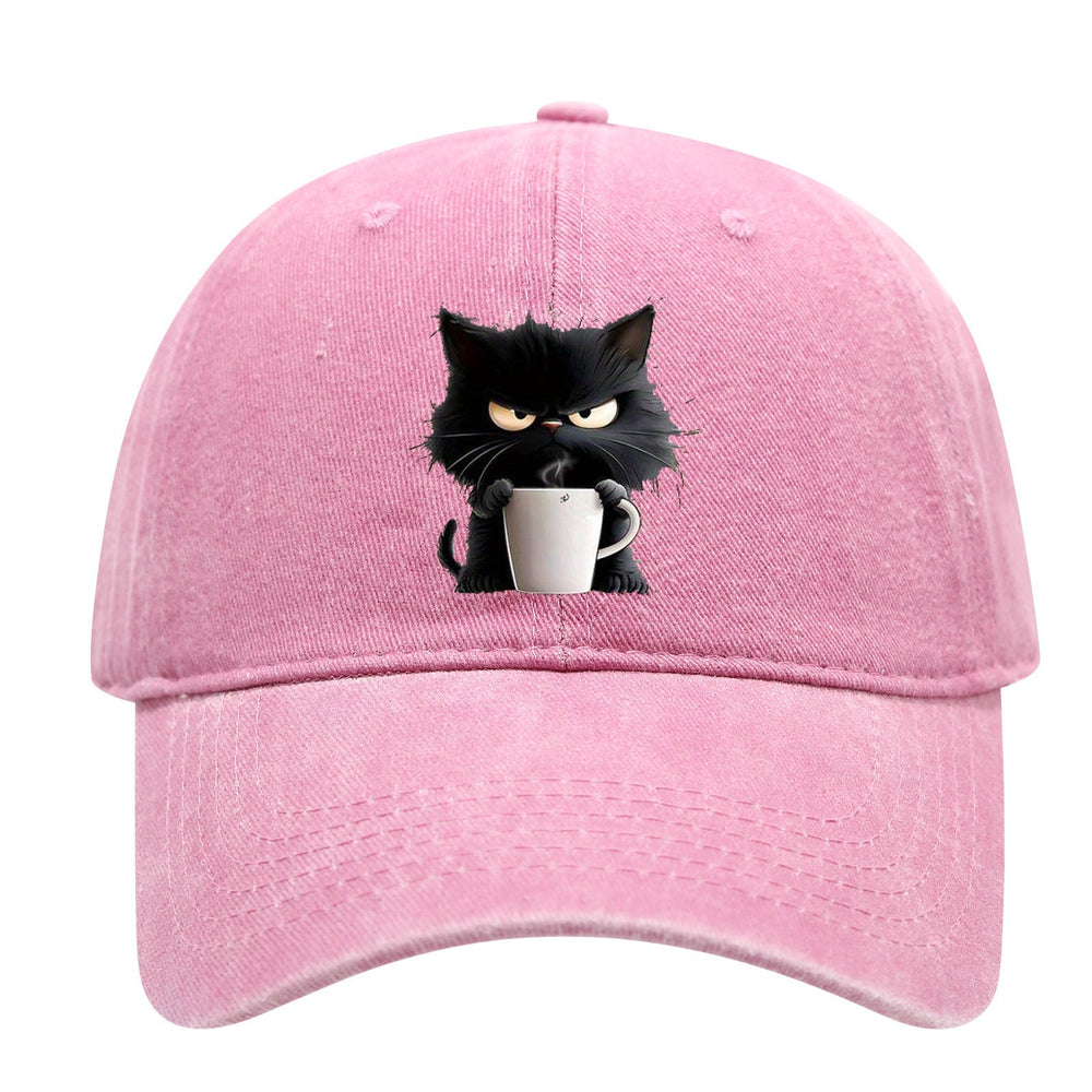 Icone™ CatCap 1+1 GRATIS: Stijlvol Casual Zwarte Baseball Speelse Kat Cap Ontwerp