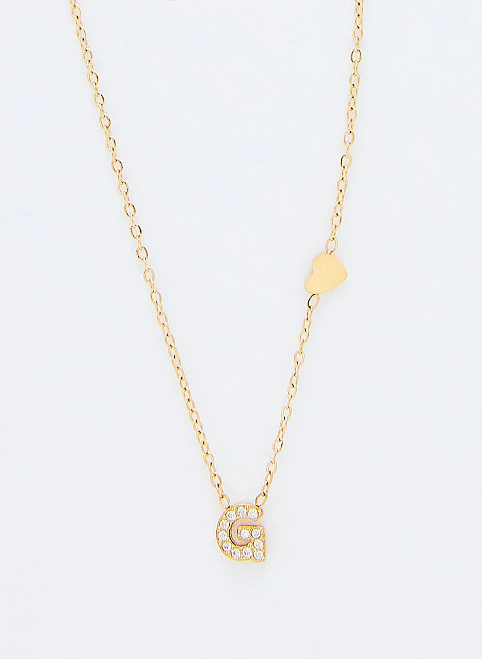 Jewelance™ InitialNecklace: Minimalistische Mode Initiaal Letter Hanger Ketting